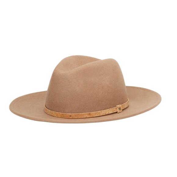 Tentree Festival Hat Recycled Wool Full Brimmed Felt Hat NWT Tabacco Brown Small - Picture 2 of 13